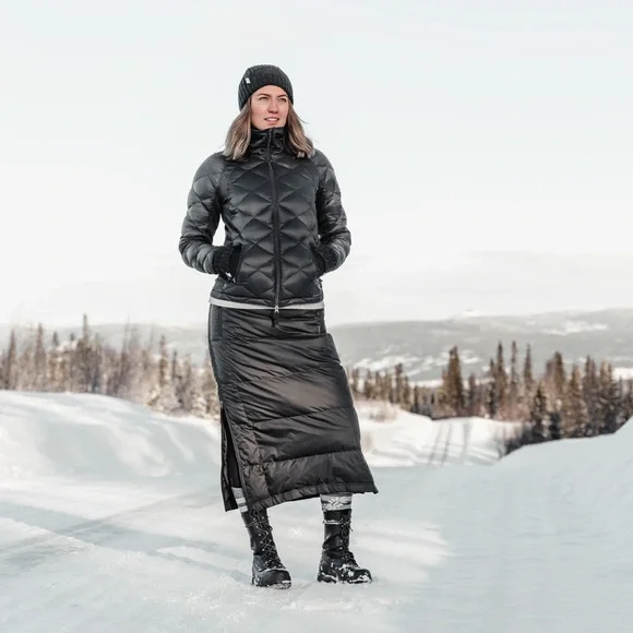 Skhoop ALASKA LONG DOWN SKIRT down puffer snow - Picture 2 of 13